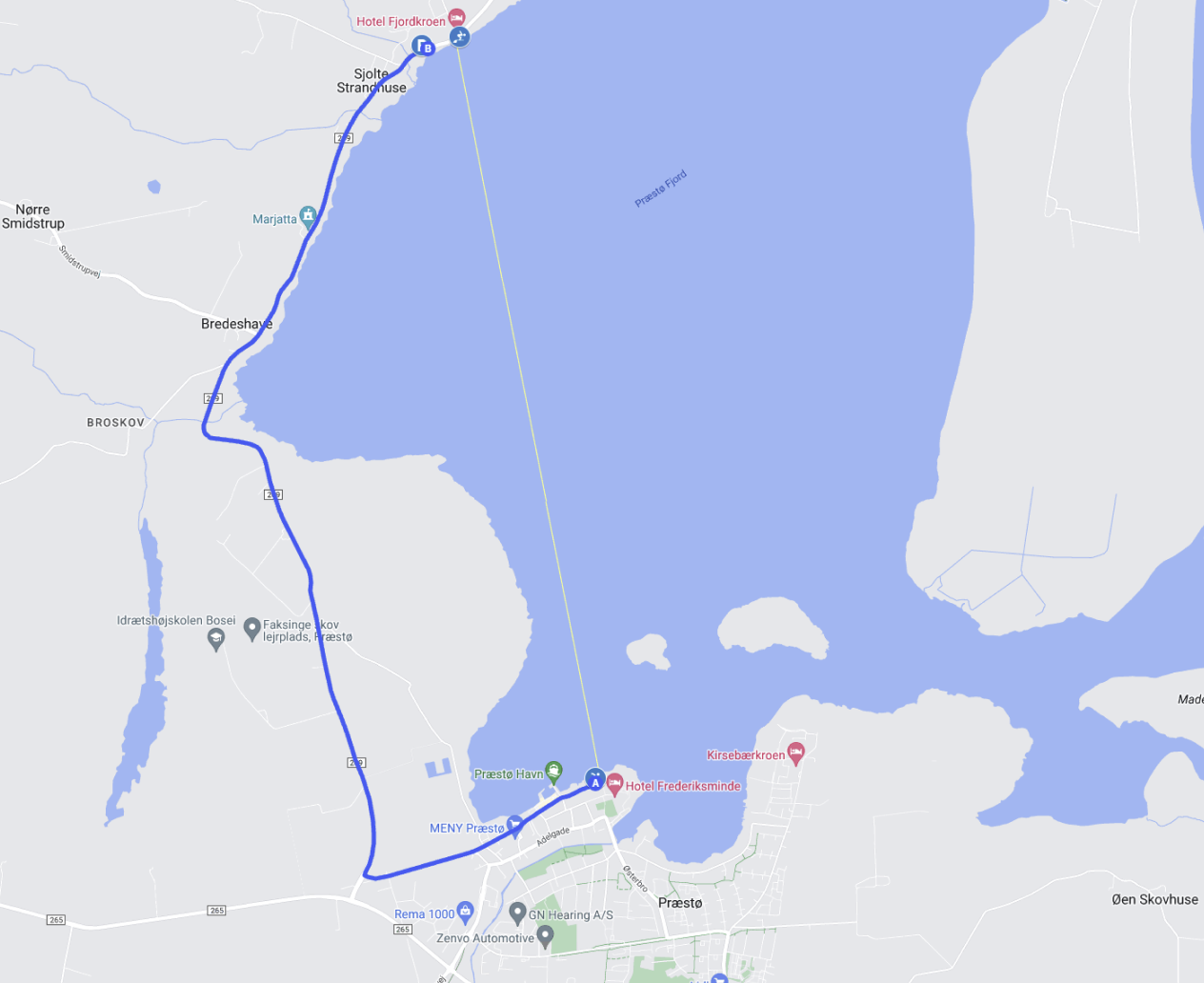 Fjordsvømning billede